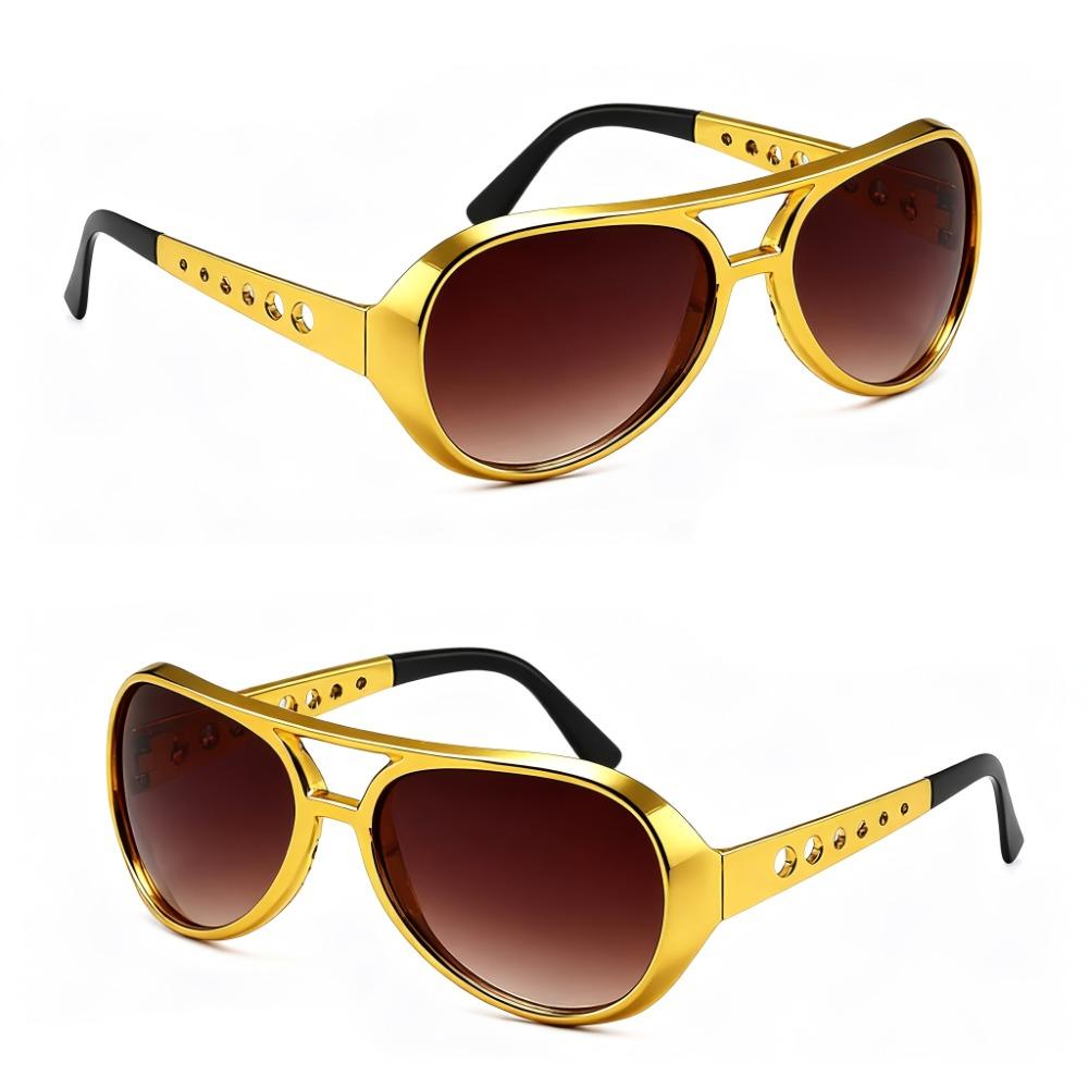 1 Pair of Hawaiian Party Glasses, Elvis Presley Glasses, Funny Costume Accessories, Very Suitable for Weddings, Birthdays, Dances and Theme Events
