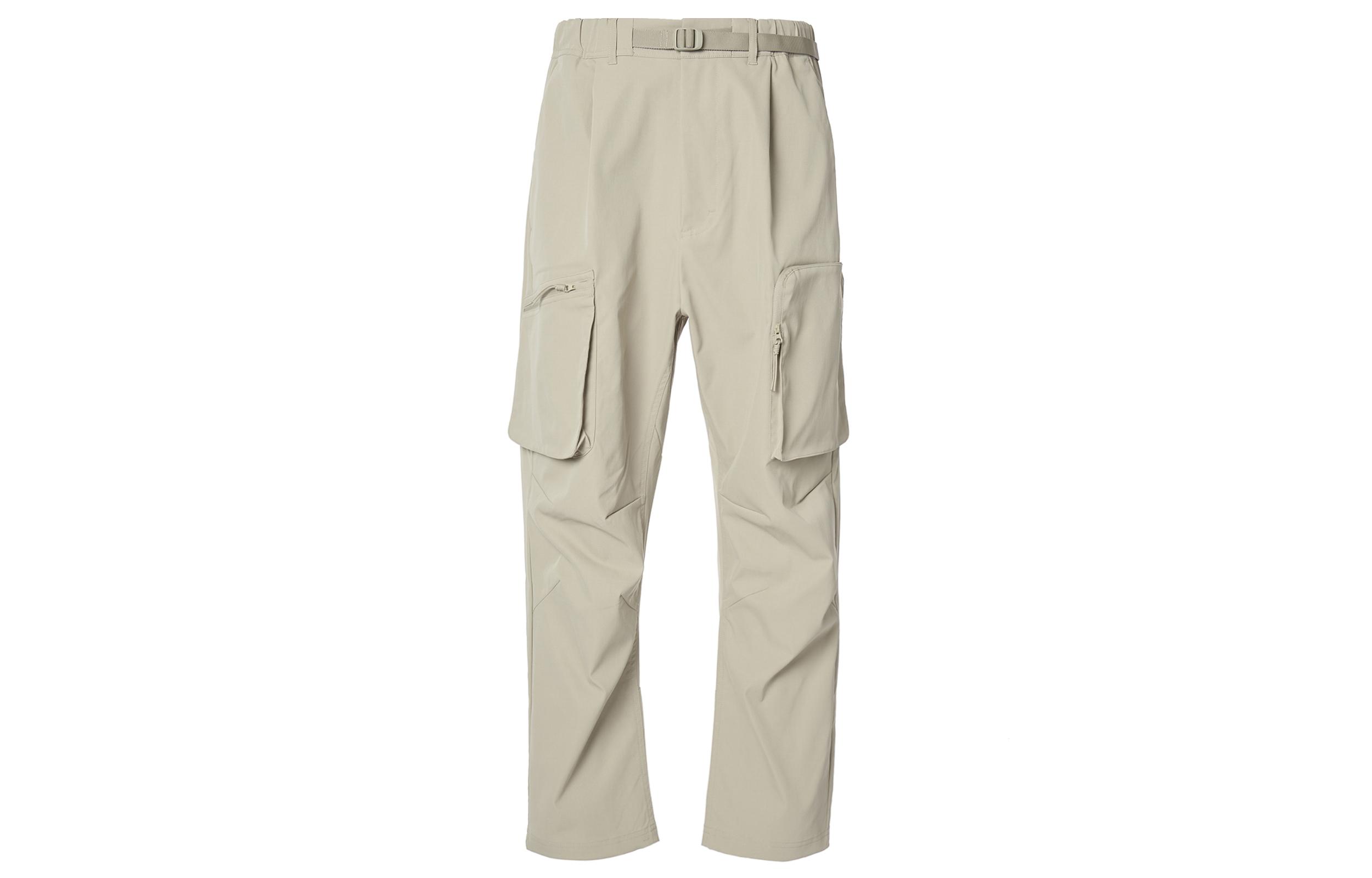 Li Ning BADFIVE Casual Pants Men s Medium Khaki Moderate Straight Fit Pants AKXQ517-2 XXL