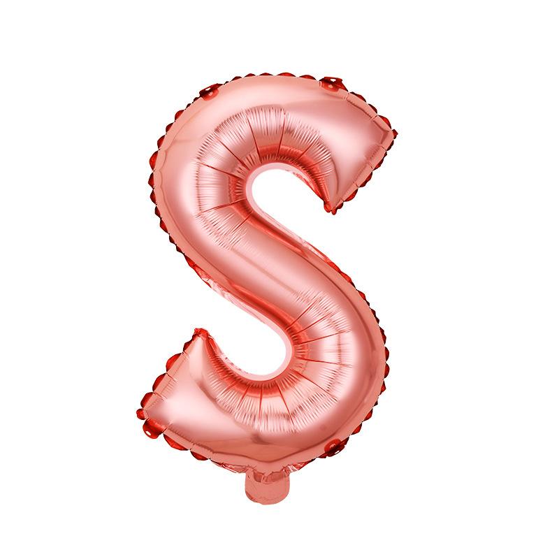 Skinny 32-Inch Rose Gold Letter Balloon Birthday Party Decoration Aluminum Film Balloon Silver Gold Helium Floating In The Air
