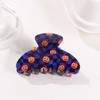 PVC Halloween Hair Claw Spider Skeleton Shark Clip Creative Pumpkin Themed Gripper  Photograh