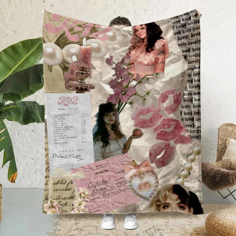 Melanie Martinez Music Printed Blanket Picnic Blankets Warm Blanket Soft and Comfortable Blanket Home Travel Birthday Gift