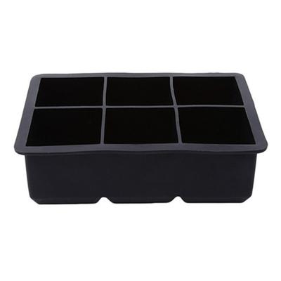 Pudding Mold Cube Ice Maker Large Cube 6/8 Square Tray Molds Whiskey Cocktails Silicone