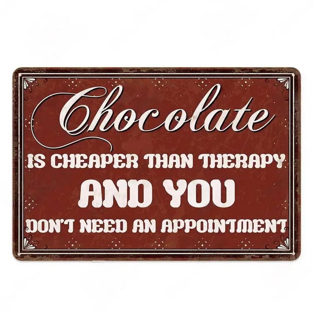Metal Tin Signs Plaque Chocolate Fortin Wall Decoration Vintage Iron Painting Art Posters for Man Cave Home Cafe Garden Club Bar