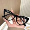1pc European and American retro style women's anti blue light cat eye flat mirror for watching TV, computer, mobile phone, anti