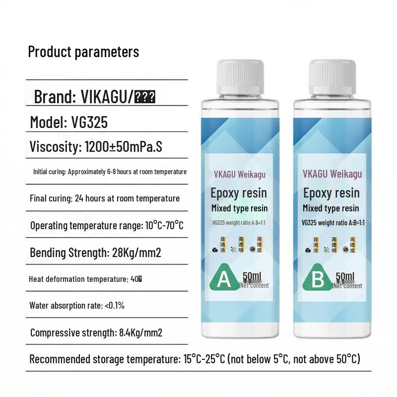 VIKAGU VG325 High Transparency 1:1 Epoxy Resin AB Glue