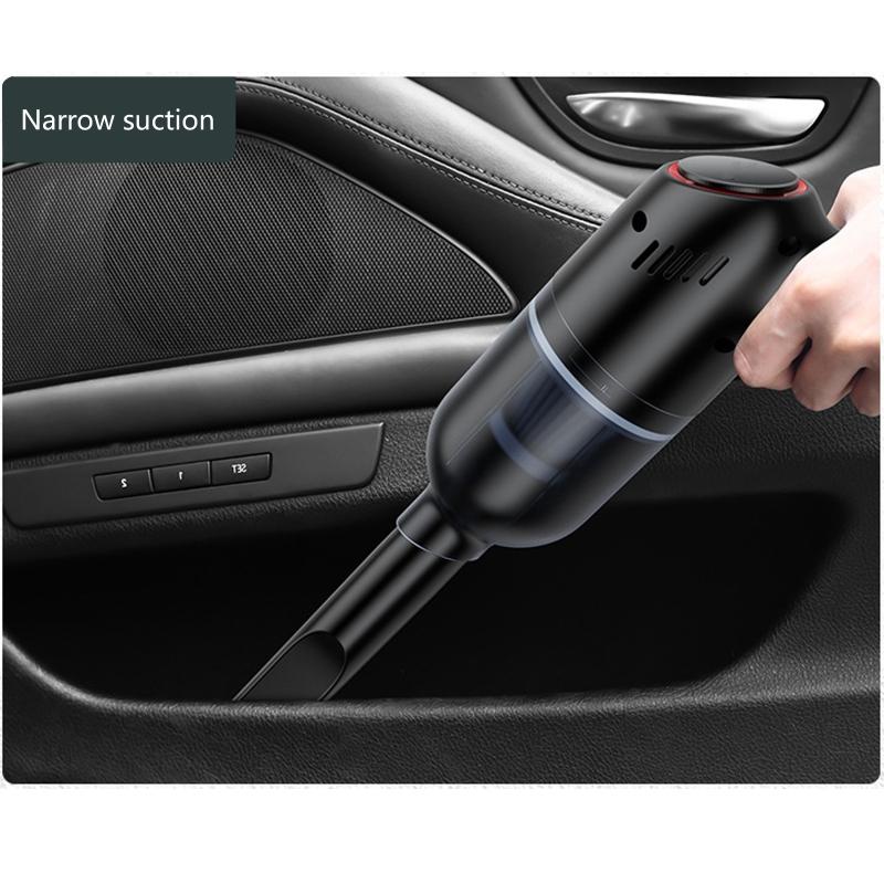 Prenosný vysávač do auta 120W Bezdrôtový vysávač na auto Pohovka Roh Nášľapná podložka Bežne používané čistiace nástroje