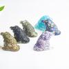 Crystal Resin Miniature Office Decor With Obsidian And Rose Quartz For Home And Desk Display