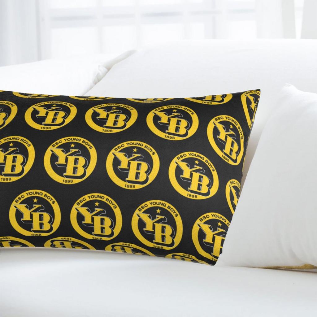 BSC Young Boys Schweizer Fußball Sportfans Bern Schweiz Rechteckiges Kissenbezug Kissenbezug Dekoration Schlafzimmer Zuhause Wurfkissen