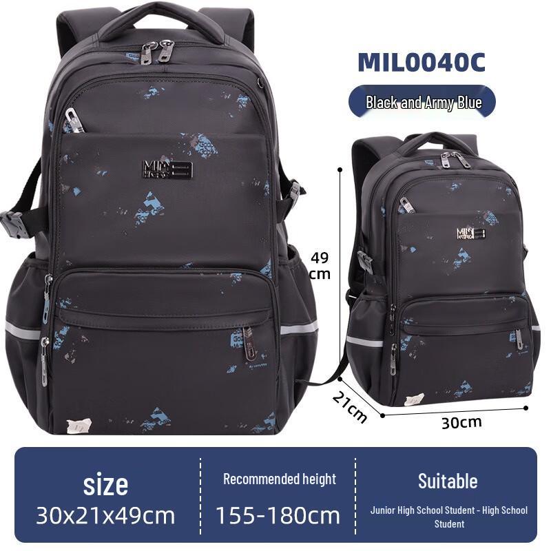 

Li Shen Men s Breathable Student Backpack