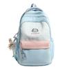 Schoolbag Japanese new high-value fresh, sweet and sweet plaid backpack junior high school students lightweight large-capacity backpack