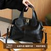 Women's Leather New High-end Handbag, Top Layer Cowhide Crossbody Bag, Large Capacity Commuting Tote Bag