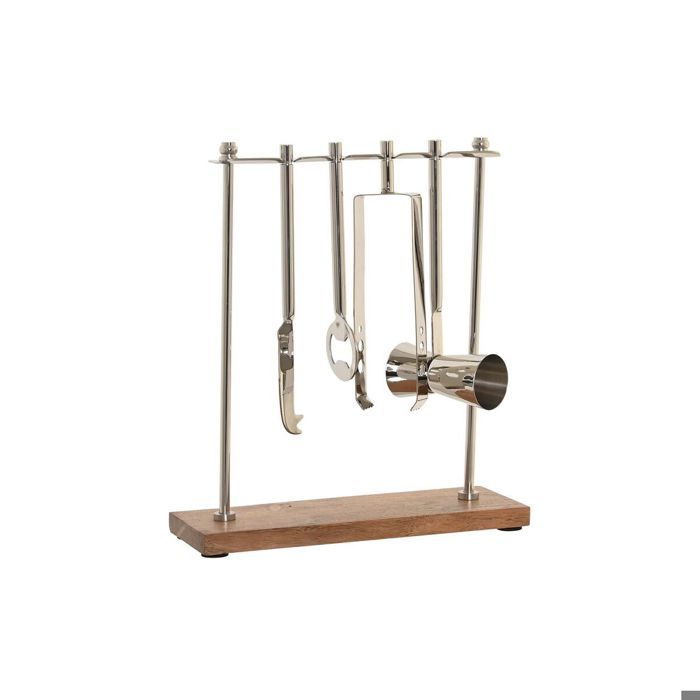 Coffret Cocktail - DKD HOME DECOR - Acier Inoxydable - Acacia - Élégance - Chic