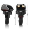 2pcs Car Wiper Spray Nozzle Universal Front Windshield Washer Sprinkler Water Sprayer for Honda Mazda Hyundai Auto Accessories