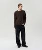 Liimaen Unisex Wool Blend Knit Top Chocolate