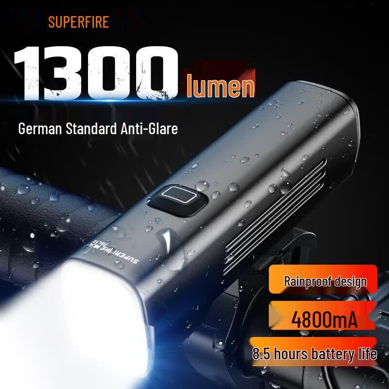 SUPERFIRE BL12 USB Rechargeable Bicycle Headlight