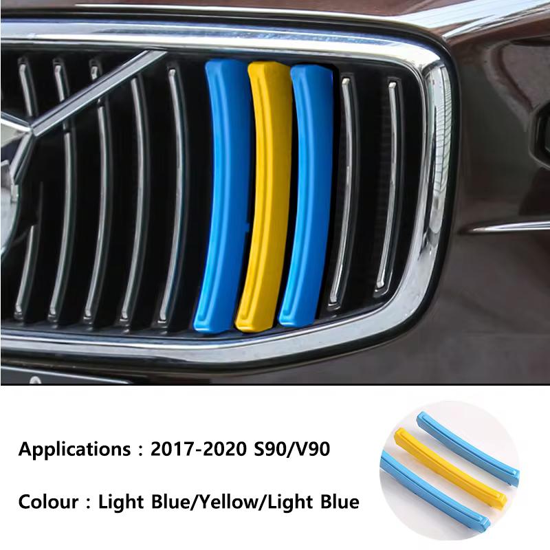 Pro Volvo S60 S90 XC40 XC60 XC90 V60 V90 modifikovaná mřížka švédský styl ozdobná lišta interiérové automobilové doplňky dekorativní