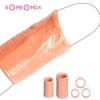 5PCS Foreskin Correction Penis Sleeve Two Sizes Delay Ejaculation Screw Shape Penis Ring Cock Ring