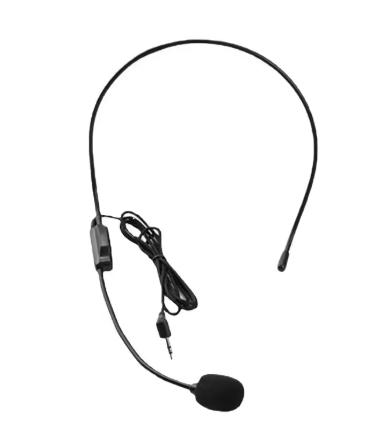 

Voice Amplifier Lightweight Over Head For Teaching Meeting Wired Headset Microphone Head-mounted Head Wear Microphone