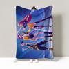 Kpop Girl Group Blanket Soft Flannel Throw Warm Bed Sofa Quilt Anime Style Bedroom Decor Gift for Fans Cozy Home Accessory
