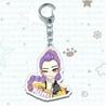 HUNTRIX Rumi Character Keychain – Premium K-Pop Demon Hunters Fire Elemental Charm