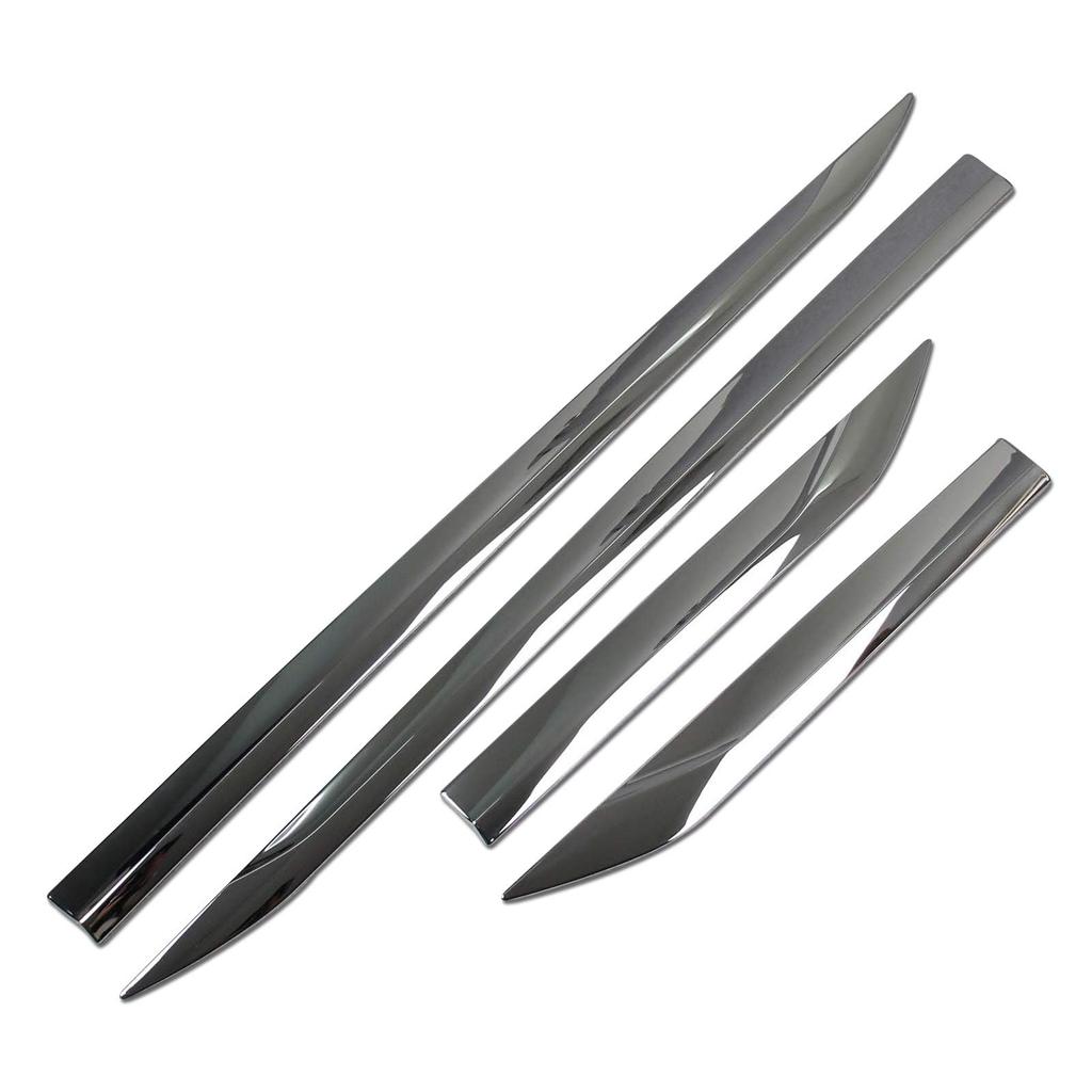 RUIQ Toyota New Harrier 80 Series Exterior Side Door Under Designed Exclusively for the Toyota Harrier Chrome-Plated Molding,