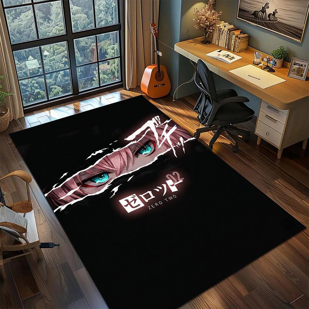 Darling in the Franxx Carpet Floor Mat Washable Non Slip Large Area Home Room Decor Gamer Bedroom YUN6512