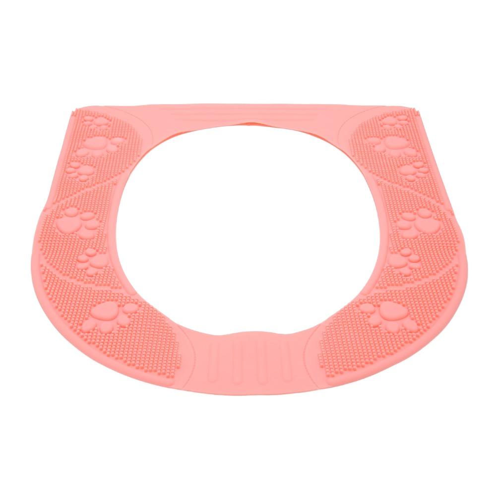 Silicone Toilet Seat Cover Washable Toilet Seat Cover Pad Universal Toilet Seat Pad Bathroom Use