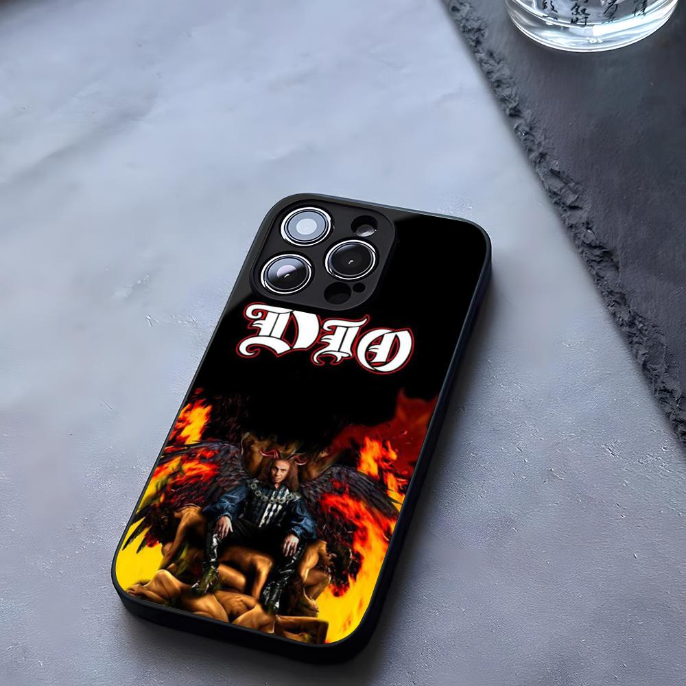 

Dios Heavy Metal Phone Case Tempered Glass For IPhone 17 13 14 16 12 15 11 Pro Max Plus Mini X XR SE2020 Coque iPhone 16 Pro