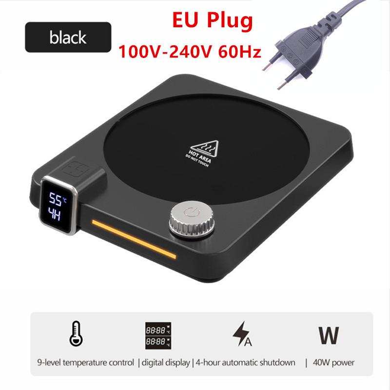 

2025 Новый Термостатический Подстаканник Кофейный Подстаканник Подогрев Чашки Таймер Скорости Нагрева 9-скоростной Ручка Управления Подарочный Подстаканник Для Дома и Общежития