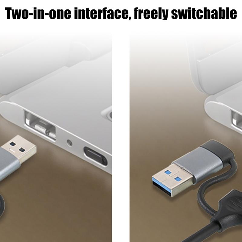 4K Video Capturing Card Type C+USB to HDTV Video Grabber Recorder for Game Camcorder Camera Recording Live Streaming