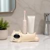 Creative Puppy Toothbrush Holder Ceramic Electric Toothbrush Stand  Washstand