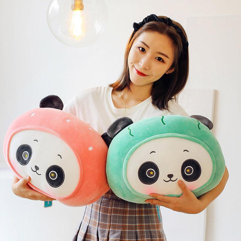 Cartoon Throw Pillow Quilt Dual-Purpose Pillow Folding Air Conditioner Blanket Car Cushion Pillow Three-In-One Office Nap Pillow