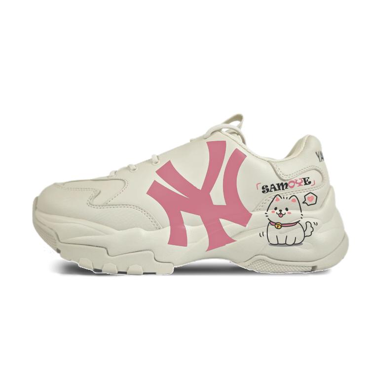 MLB Big Ball Chunky Low top Chunky Sneakers Unisex Ecru 3ASHC104N-50BGS(Team352-) 44