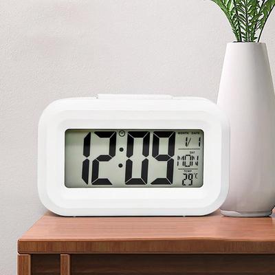 LED skaitmeninis naktinio švytėjimo žadintuvas Elektroninis žadintuvas namų biuro apšvietimas snaudimo kalendorius Laikrodis Temperatūra elektroninis laikrodis