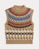 Yuehe Cross 2026 Women's Classic Retro Embroidered Knit Sweater
