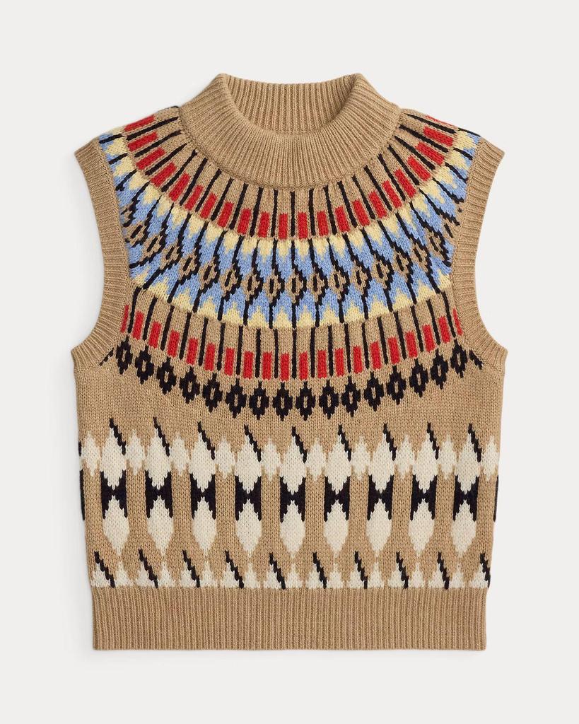 Yuehe Cross 2026 Women's Classic Retro Embroidered Knit Sweater