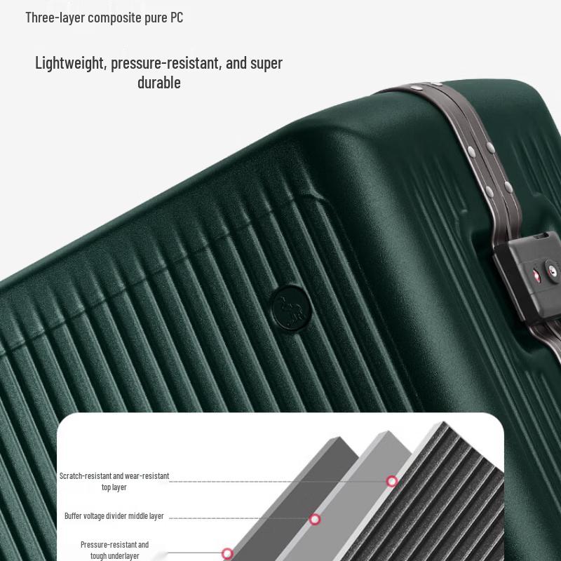 OIWAS Aluminum Frame PC Hard Shell Luggage