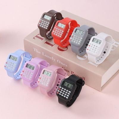 Cartoon Micro Calculator Watch Multifunctional Sports Electronic Watch  Kids