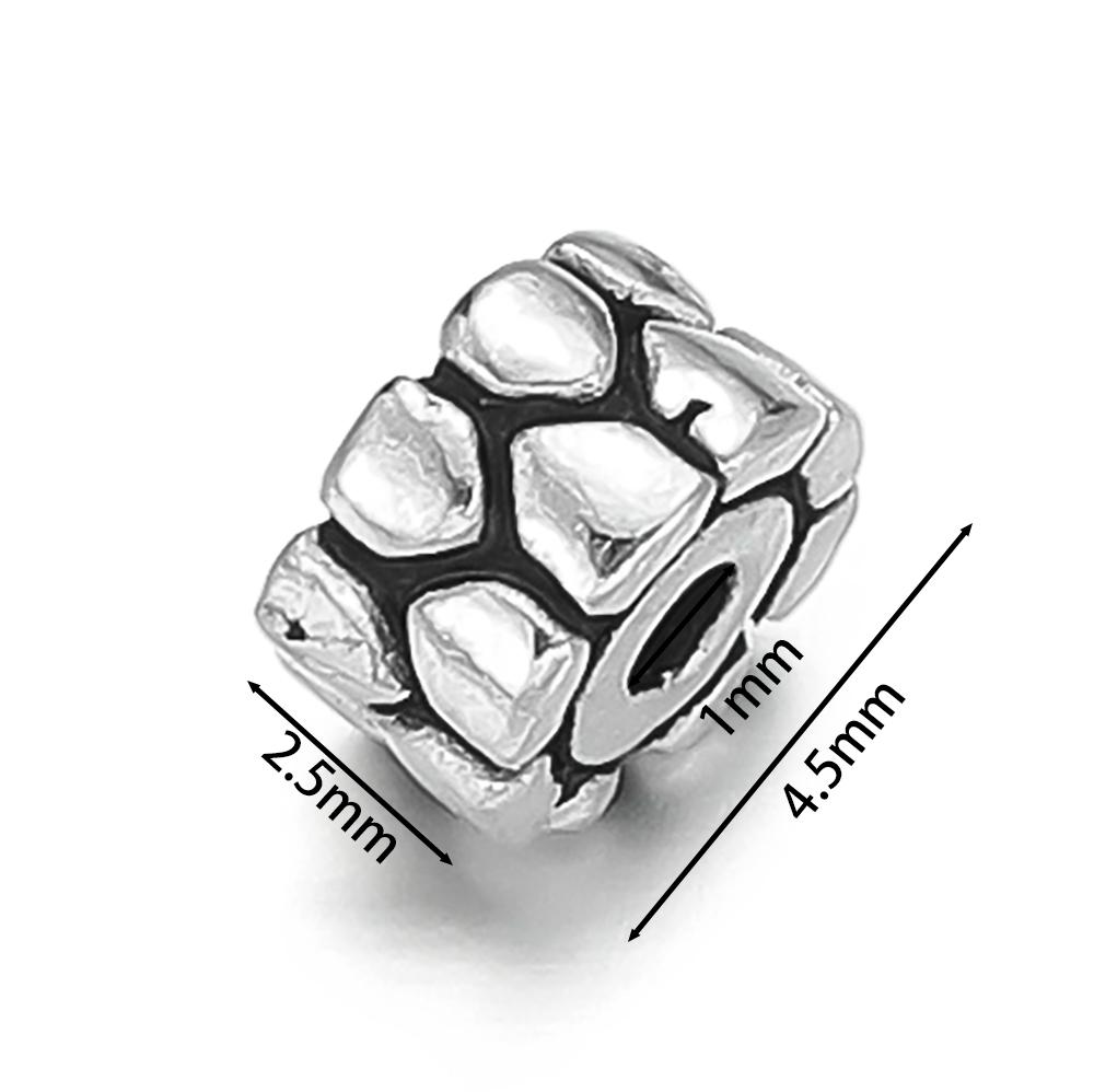 1pcs/lot 925 Sterling Silver Various Shape Silver Color Beads For DIY Jewelry Necklace Bracelets Making Supplies Accessories