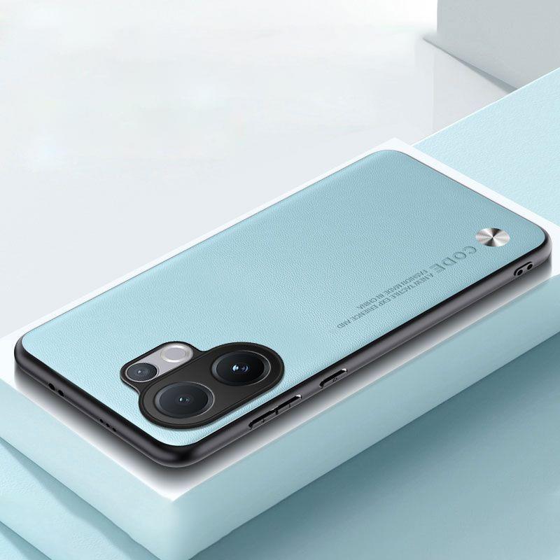 PU Leather Case For Vivo V60 5G Back Cover Silicone Full Camera Protection Phone Case For Vivo V2511 V 60 VivoV60 Matte Capa