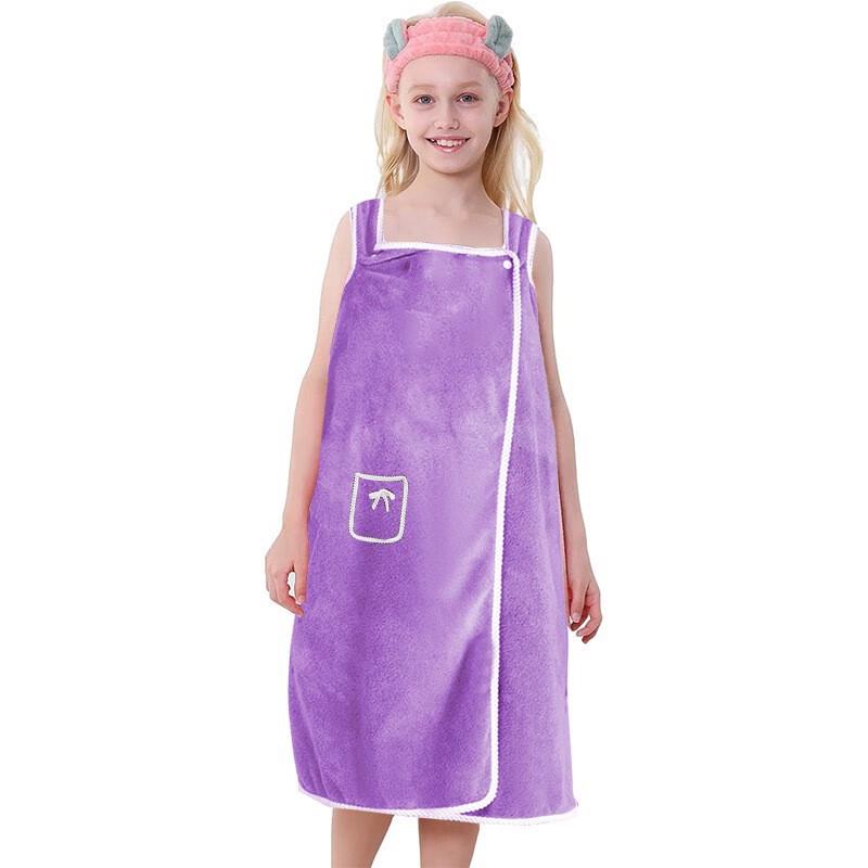 

Children s Wearable Rabbit Ear Bath Towel 60x110cm