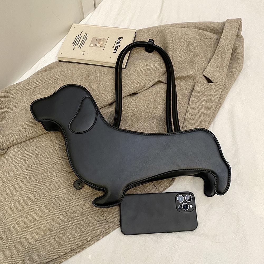 Cartoon Dog Shaped Handbag Pu Leather Purse Unique Novelty Clutch Bag Cute Evening Party Bag For Women And Girls