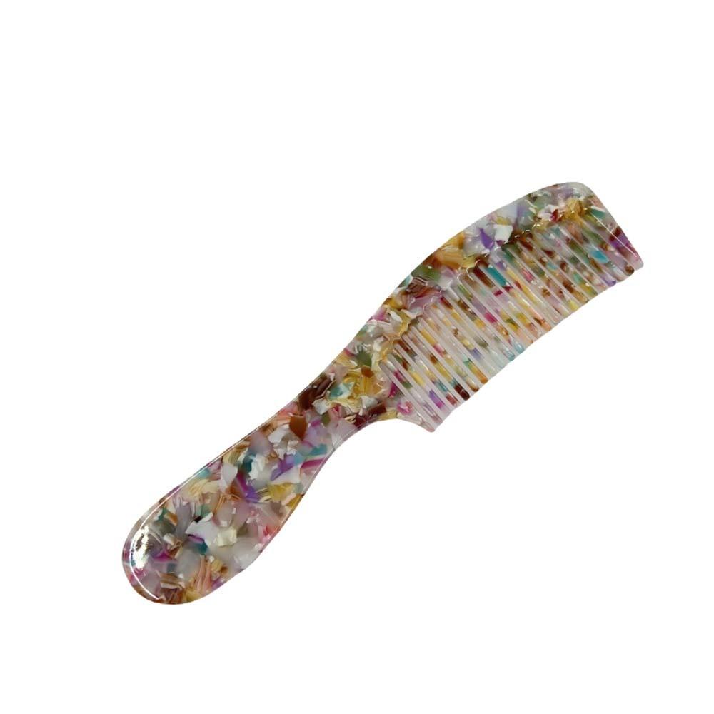 Leopard Print Acetate Comb Hair Styling Tool Hairdressing Combs Hair Care Makeup Comb  Dormitory