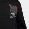 Adidas Neo Casual Sport Pullover Hoodie Men Tops Black GQ7051