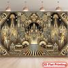 2D Flat Surface, 1-piece Luxurious Artistic Decoration Boston Flag, Suitable for the Wall of the Living Room