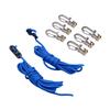 Rope with Roller Tensioner 1 Ton Capacity Paracord Tie Down Cinch Heavy Duty Stainless Steel Nylon for Camping Boating