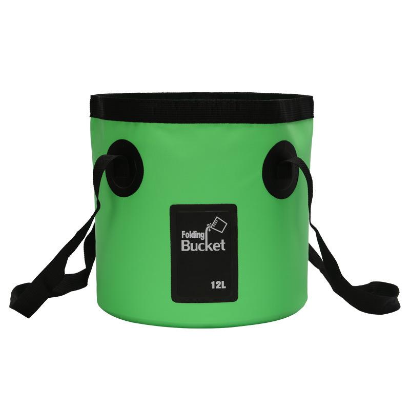 Folding Bucket Portable Outdoor Travel Foldable Water Bucket Bowl Sink Washing Bag Car Wash Bucket Multifunction for Camping
