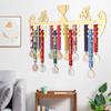 Medal Hanger Display Medal Organize My Medals Rack with Hooks for Races Prizes and Ribbons