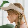BENECIA12 Ribbon Visor Beige