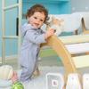 NPK 55cm Reborn Baby Boy Yannik Krullend Haar Jumpsuit Vinyl Siliconen Levensechte Babypoppen Speelgoed voor Kinderen
